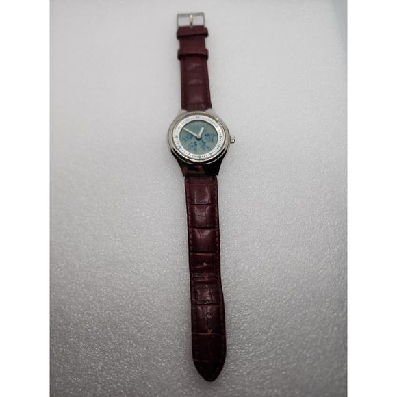 Motion Animation LCD Mickey Mouse Disney Rotating animated hidden lugs VTG watch - Picture 9 of 12